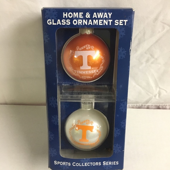 NFL Tennessee Glass Ornaments 2-NIB - Picture 3 of 4